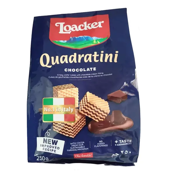 LOACKER BISC CHOC 250GM