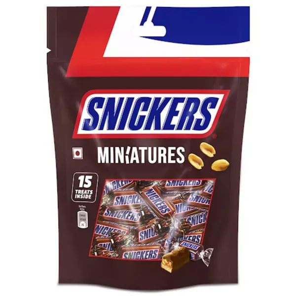 SNICKERS CHOC MINITURE 100GM