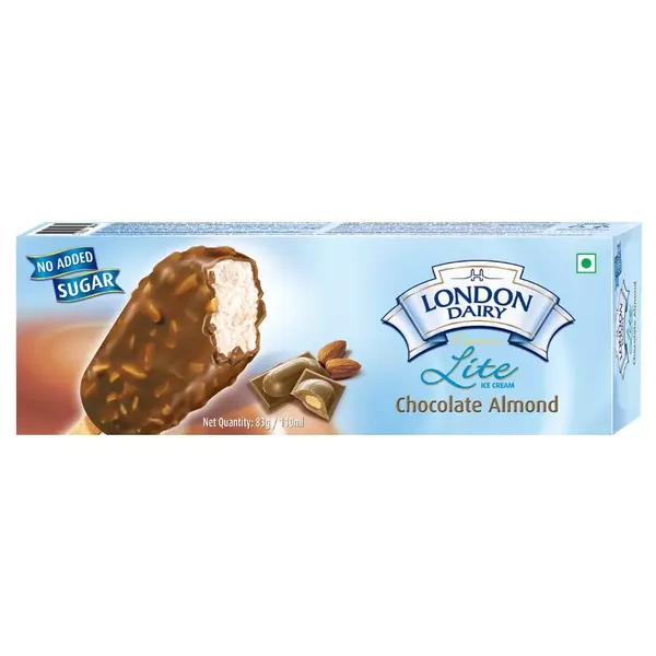 LOND I/C LITE CHOC ALMOND STICK 1PC