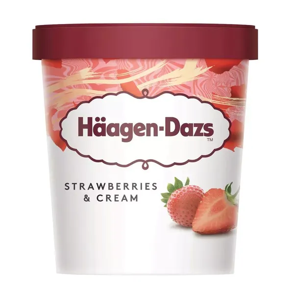HAAGEN I/C STRAWBERRY 473ML
