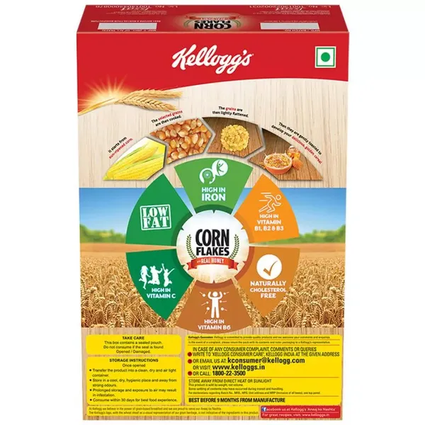KELL CORNFLAKES REAL HONEY 300GM