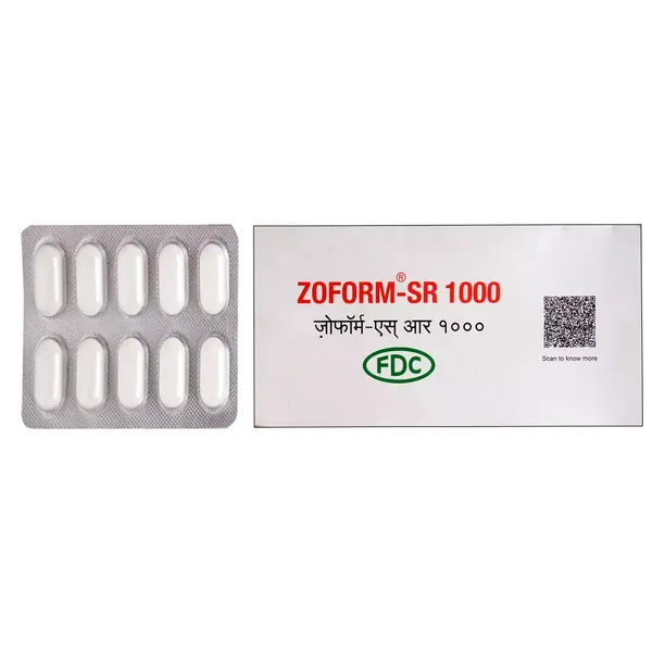 ZOFORM-SR 1000MG 10TAB
