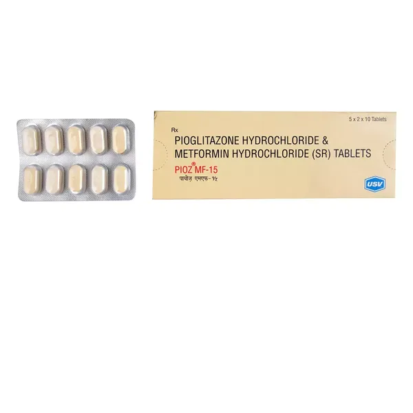 PIOZ-MF 15MG 10TAB