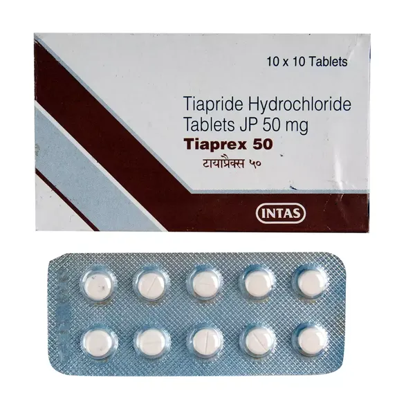 TIAPREX 50 MG 10TAB