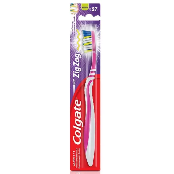 COLG T/BRUSH ZIGZAG ANTI-GERM M 1PC