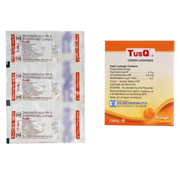 TUSQ-D COUGH LOZENGES 6TAB