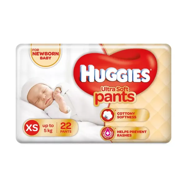 HUGG DIAP ULTRA SOFT NEW BABY 22PC