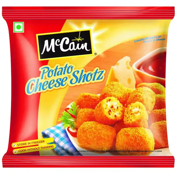 MCCAIN POTATO CHEESE SHOTZ 250GM