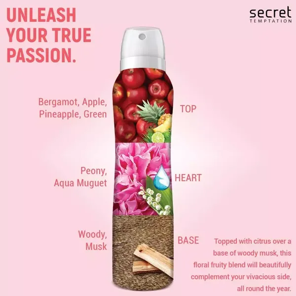 SECRET TEMPT DEO WOMEN PASSION 150ML
