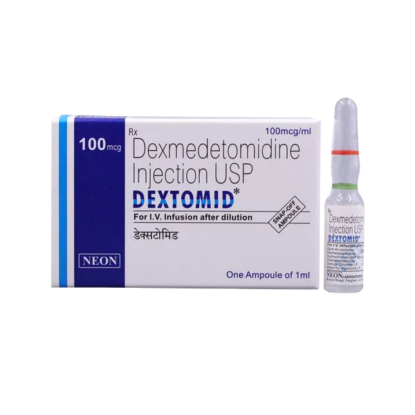 DEXTOMID 100MCG INJ 1ML AMP