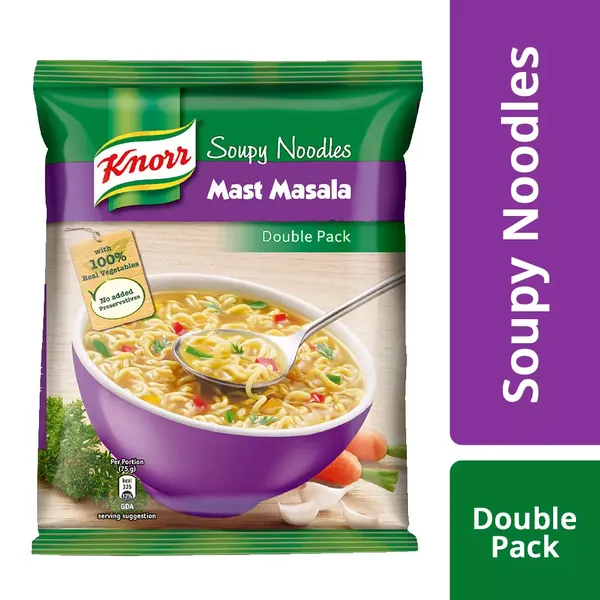 KNORR SOUPY NOODLE MASALA 120GM