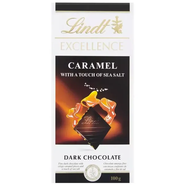 LINDT CHOC EXCE INTENSE CARAMEL 100GM