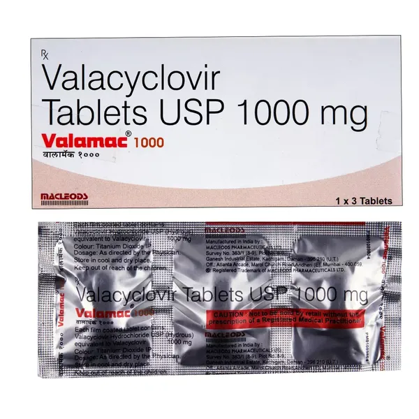VALAMAC 1000MG 3TAB