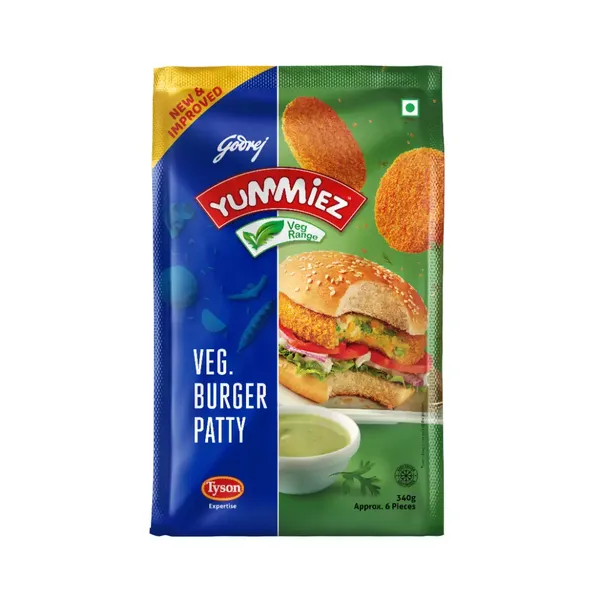 YUMMIEZ VEG BURGER 360GM