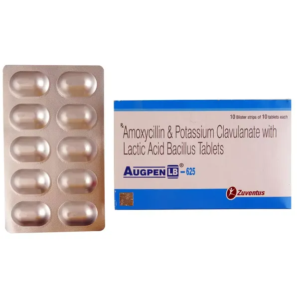 AUGPEN-LB 625MG 10TAB
