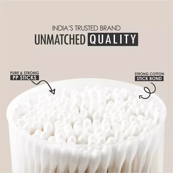 TULIPS EAR BUDS COTTON JAR 200PC