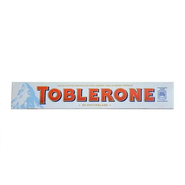 TOBLERONE CHOC WHITE 100GM