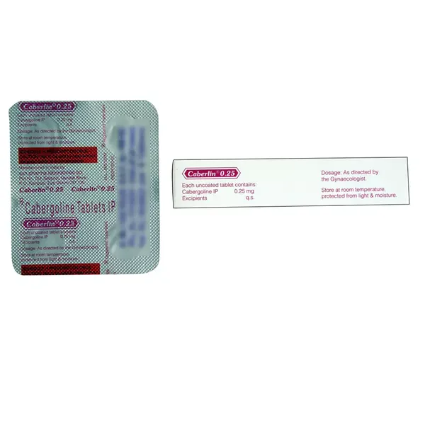 CABERLIN 0.25MG 4TAB
