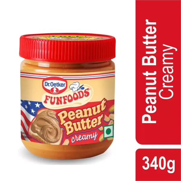 FUN FOOD PEANUT BTR CREAMY 340GM
