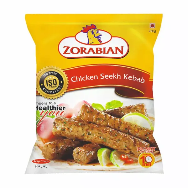 ZORABIAN CHI SEEKH KEBAB 250GM