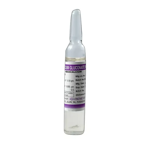 CALCIUM GLUCONATE INJ 10ML AMP