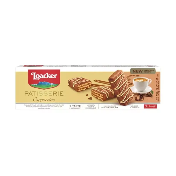 LOACKER BISC CAPPUCCINO 100GM