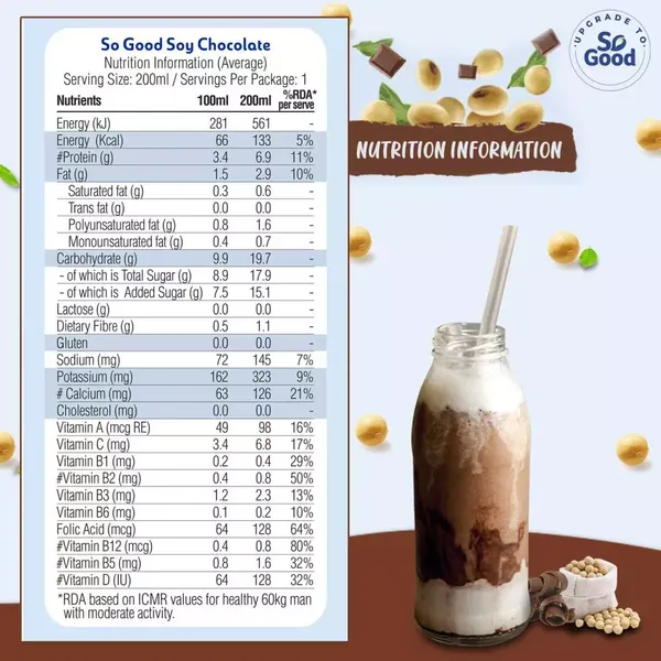 SO GOOD SOY CHOCOLATE 200ML