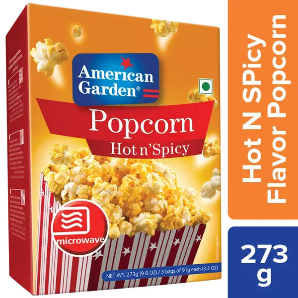 AMERICAN POPCORN HOT/SPICY 250GM