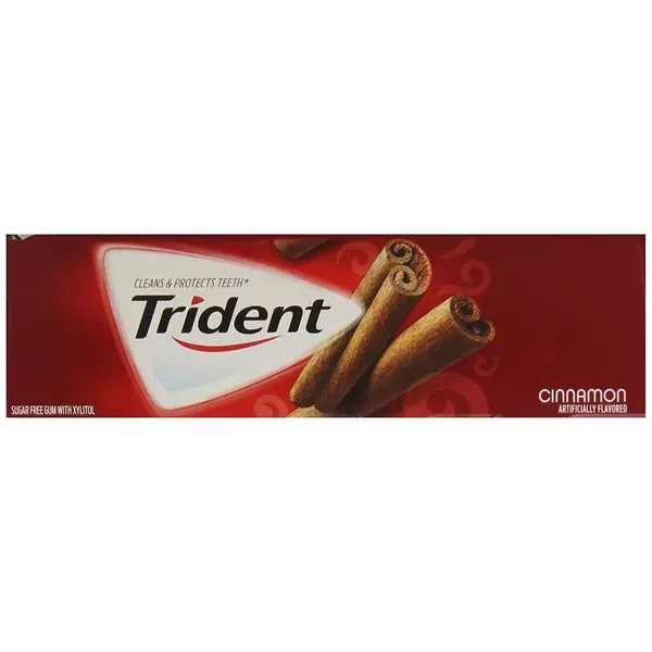 TRIDENT CHEW GUM S/F CINNAMON 18PC