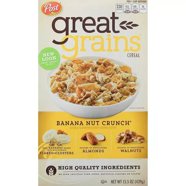 POST CORNFLAKES BANANA NUT CRUNCH 439GM