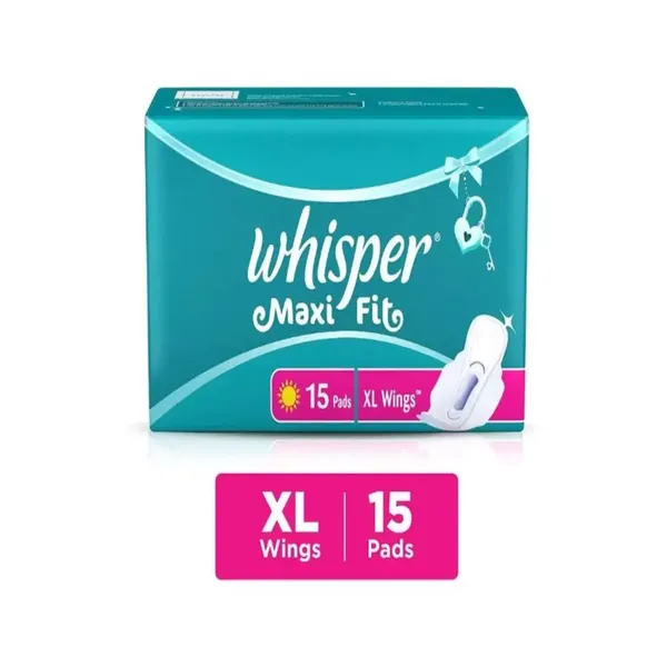 WHISPER SA/PADS MAXI L WINGS 15PC