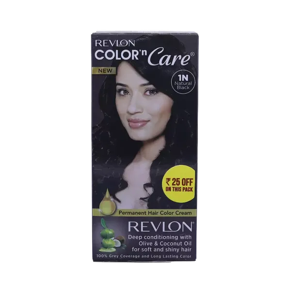 REVLON HR/COLOR N CARE NAT/BLACK 1N
