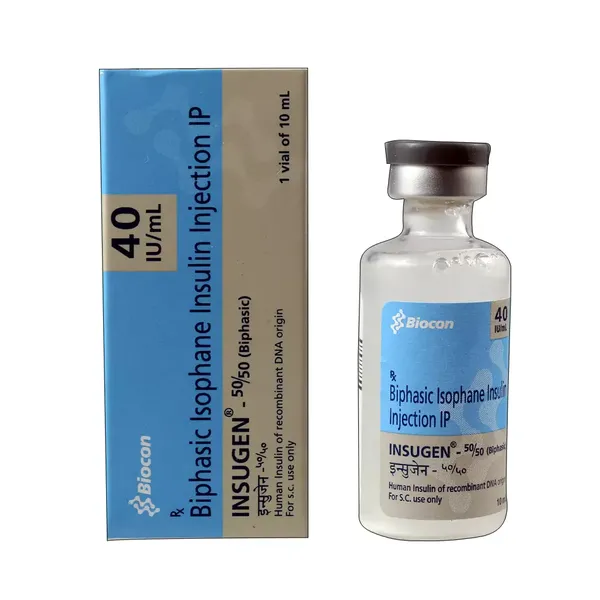 INSUGEN 50/50 40IU 10ML VIAL