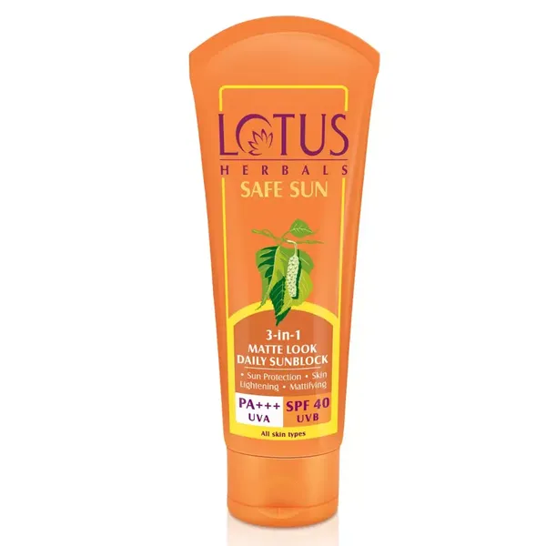 LOTUS B/CRM SPF40 3IN1 MATTE SUNB 100ML