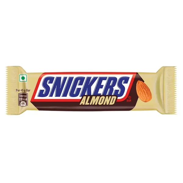 SNICKERS CHOC ALMOND BAR 45GM