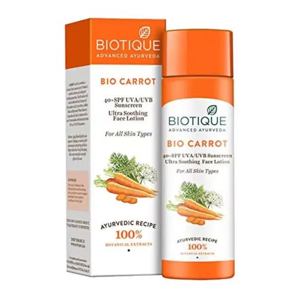 BIOT B/LTN BIO CARROT SPF40 120ML