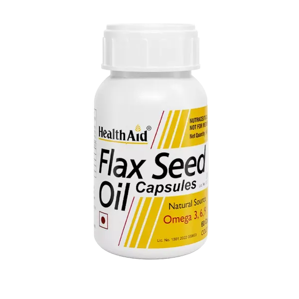 HEALTH AID FLAX SEED OIL 1000MG 60CAP