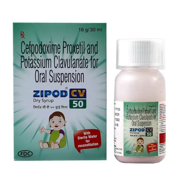 ZIPOD-CV 50MG DRY SYP 30ML
