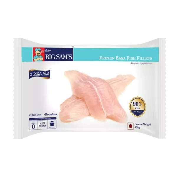 BIG SAM S BASA FILLETS 500GM