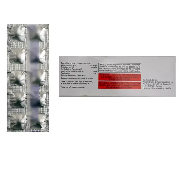 CTD-T AM 6.25/80/5MG 10TAB