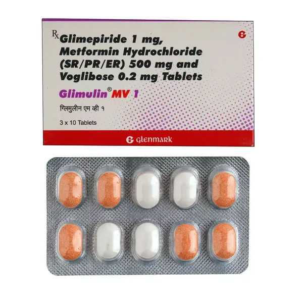 GLIMULIN-MV 1MG 10TAB