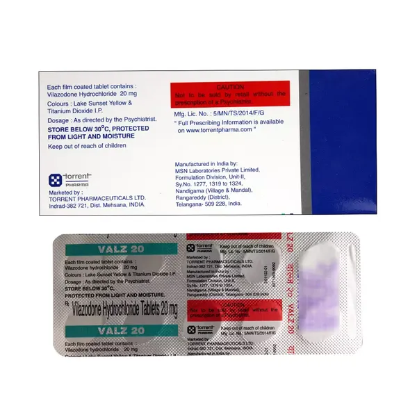 VALZ 20MG 10TAB