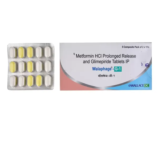 WALAPHAGE-G 1MG 15TAB