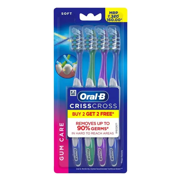 ORAL B T/BRUSH PRO HEA SOFT40 4PC