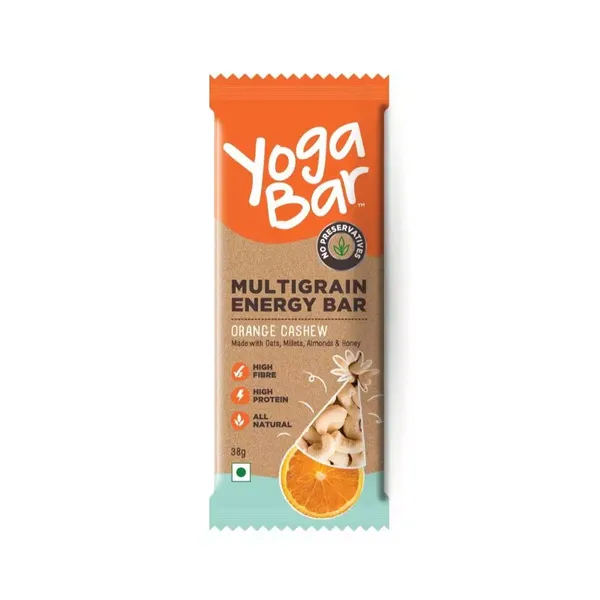 YOGA BAR CASHEW ORANGE ZEST 38GM