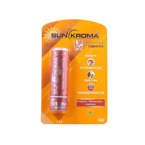 SUNKROMA LIP BALM SPF15 4.8GM
