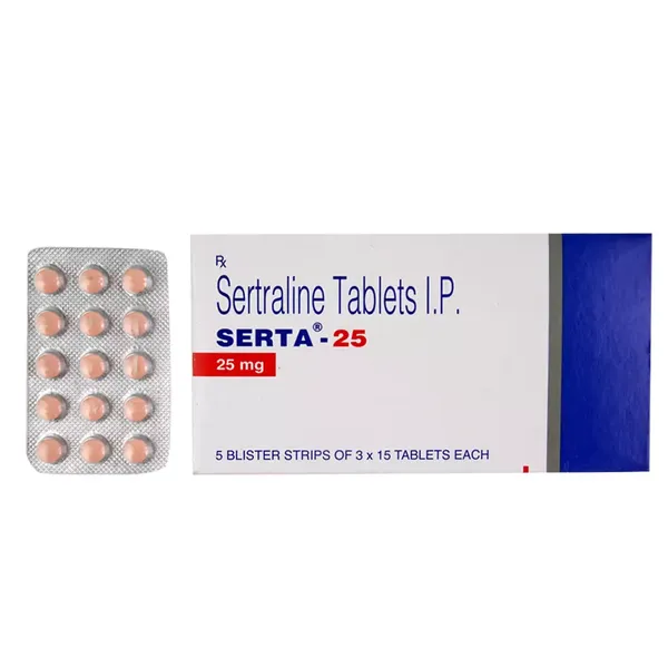 SERTA 25MG 15TAB