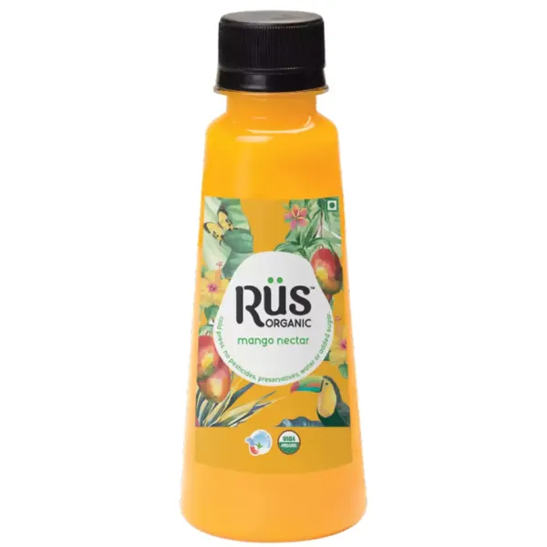 RUS ORGANIC MANGO FRUIT JUICE 200ML