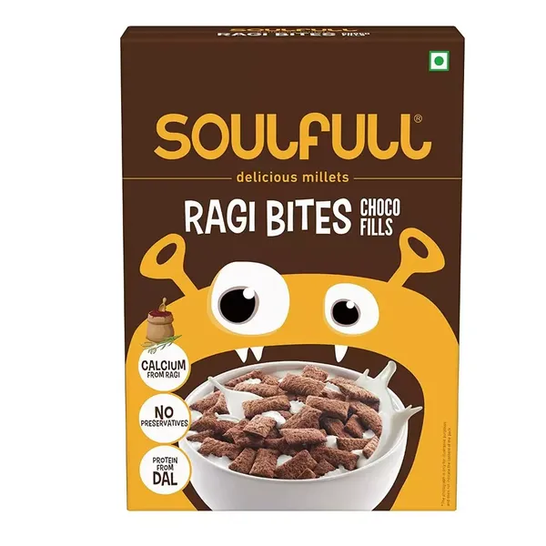 SOULFULL RAGI BITES CHOCO FILLS 250GM