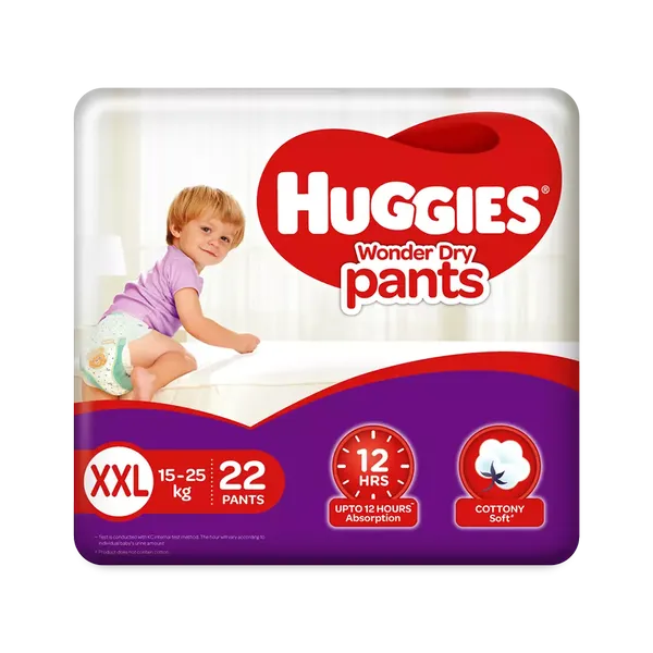 HUGG DIAP WONDER PANTS XXL 22PC ##